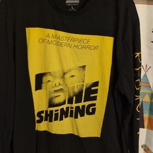 Black and Yellow 'The Shining' Long Sleeve Tee